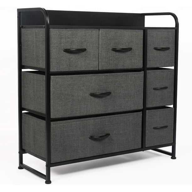 Entryway Closet Hallway 2019 New Brown Storage Tower,3 Drawer Fabric Dresser Storage Tower Organizer Unit Frame Wood for Bedroom Nursery Room